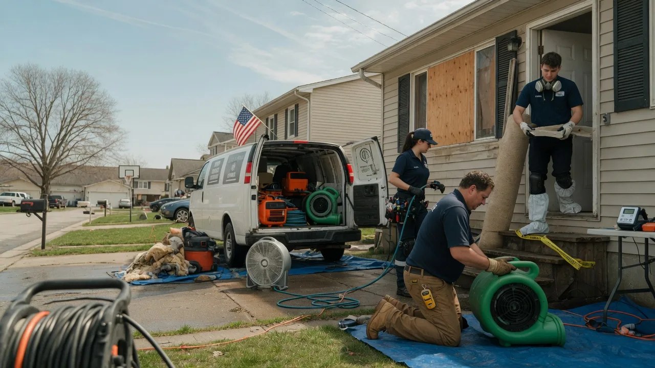 Water Damage Restoration in Thompson, OH near me